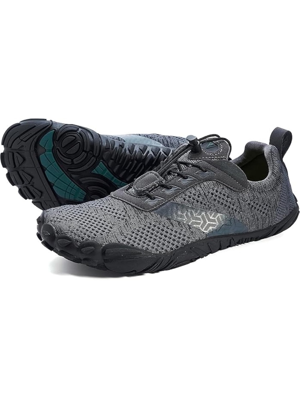 Men's Gray Water Shoes - Lightweight Breathable Swim Shoes